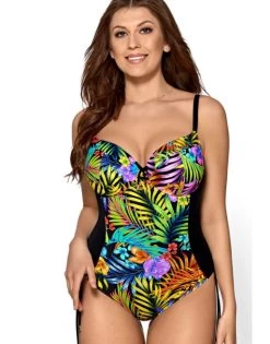 Ava Swimwear Badpak Grote Cupmaten - Jungle - SKJ-28