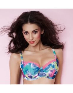 Cleo By Panache Ellie Voorgevormde Balconnet Beha - Blue Multi