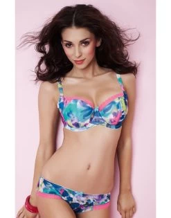 Cleo By Panache Ellie Voorgevormde Balconnet Beha - Blue Multi -Lingerie Kortingswinkel cleo by panache ellie voorgevormde balconnet beha blue multi 3