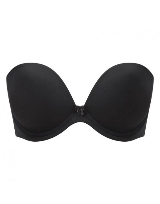 Cleo By Panache Koko Voorgevormde Strapless Beha Grote Cupmaten D - I / T. 60-85 - Zwart - 9170 2 Cleo By Panache Koko Voorgevormde Strapless Beha Grote Cupmaten D - I / T. 60-85 - Zwart - 9170 - Image 2