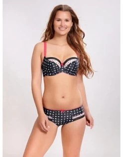 Cleo By Panache Minnie Balconnet Beha Grote Cupmaten - Gingham Print - 7431 -Lingerie Kortingswinkel cleo by panache minnie balconnet beha grote cupmaten gingham print 7431 5