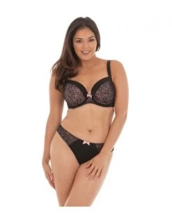 Curvy Kate Can Can Voorgevormde Plunge Beha Grote Cupmaten - Black/Blush - SG4001 -Lingerie Kortingswinkel curvy kate can can voorgevormde plunge beha grote cupmaten blackblush sg4001 2