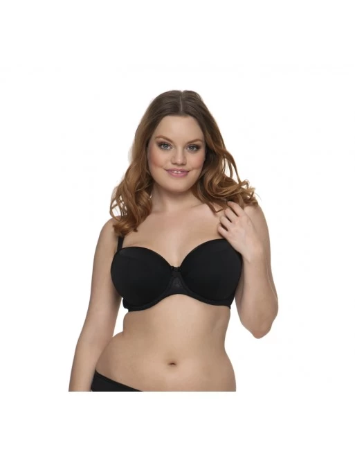 Curvy Kate Daily Dream Voorgevormde Balconnet Beha Grote Cupmaten - Zwart 1 Curvy Kate Daily Dream Voorgevormde Balconnet Beha Grote Cupmaten - Zwart