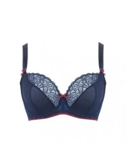 Curvy Kate Ellace Balconnet Beha Grote Cupmaten - Navy/Wine
