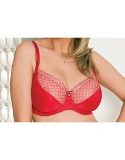 Curvy Kate Gia Balconnet Beha Grote Cupmaten - Red -Lingerie Kortingswinkel curvy kate gia balconnet beha grote cupmaten red 3