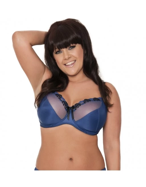 Curvy Kate Lottie Balconnet Beha Grote Cupmaten - Midnight/Black - CK1601 1 Curvy Kate Lottie Balconnet Beha Grote Cupmaten - Midnight/Black - CK1601