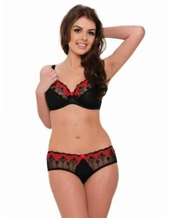 Curvy Kate Romance Balconnet Beha Grote Cupmaten - Black/Cherry - CK1501 -Lingerie Kortingswinkel curvy kate romance balconnet beha grote cupmaten blackcherry ck1501 4