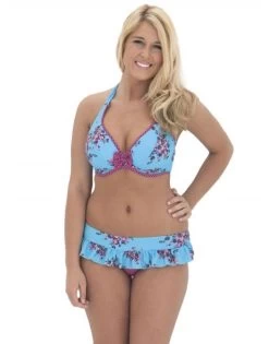 Curvy Kate Swim Beach Bloom Halter Bikini Beha Grote Cupmaten - Topaz Floral - CS2121 -Lingerie Kortingswinkel curvy kate swim beach bloom halter bikini beha grote cupmaten topaz floral cs2121 2