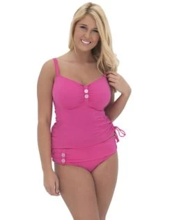 Curvy Kate Swim Luau Love Tankini Grote Cupmaten - Flamingo - CS1906 -Lingerie Kortingswinkel curvy kate swim luau love tankini grote cupmaten flamingo cs1906 2