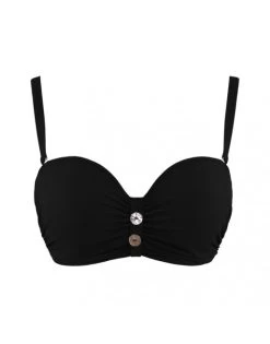 Curvy Kate Swim Luau Love Voorgevormde Balconnet Bikini Beha Grote Cupmaten - Zwart - CS1911