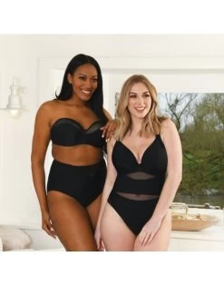 Curvy Kate Swim Sheer Class Badpak Grote Cupmaten - Zwart 9 Curvy Kate Swim Sheer Class Badpak Grote Cupmaten - Zwart -Lingerie Kortingswinkel curvy kate swim sheer class badpak grote cupmaten zwart 4