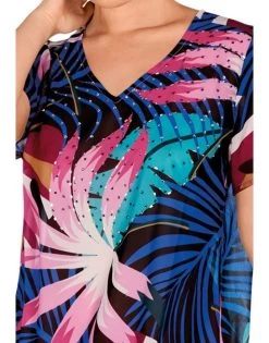 Dolores Cortés Kaftan/Strandjurk Met Korte Mouwen - 2771 - 3229 -Lingerie Kortingswinkel dolores cortes kaftanstrandjurk met korte mouwen 2771 3229 3