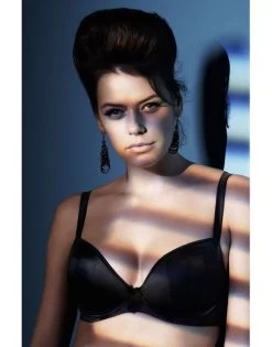 Panache Masquerade Tiffany Voorgevormde Plunge Beha Grote Cupmaten - Zwart - 5431