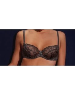 Nikol Djumon Paris Plunge Beha Dark Grote Cupmaten - Shadow -Lingerie Kortingswinkel nikol djumon paris plunge beha dark grote cupmaten shadow 2
