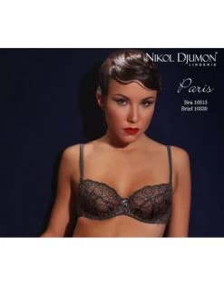Nikol Djumon Paris Plunge Beha Dark Grote Cupmaten - Shadow