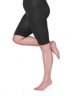 Pamela Mann 90 Denier Curvy Super Stretch Anti Schurende Short T. XL - 4XL - Zwart