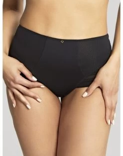 Panache Serene Hoge Slip Kleine En Grote Maten 34-46 - Zwart - 10303