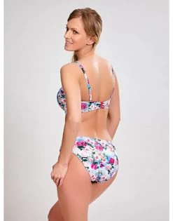 Panache Swim Alanis Bikini Slip Kleine - Grote Maten 34-46 - Blue Floral - SW1149 -Lingerie Kortingswinkel panache swim alanis bikini slip kleine grote maten 34 46 blue floral sw1149 3