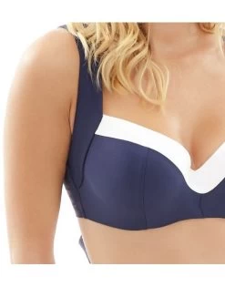 Panache Swim Anya Cruise Multiway Bikini Beha Grote Cupmaten - Navy/White - SW1094 -Lingerie Kortingswinkel panache swim anya cruise multiway bikini beha grote cupmaten navywhite sw1094 5