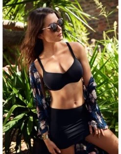 Panache Swim Anya Hele Cup Bikini Beha Grote Cupmaten D - O / T. 65-90 - Zwart - SW0882 -Lingerie Kortingswinkel panache swim anya hele cup bikini beha grote cupmaten d o t 65 90 zwart sw0882 3