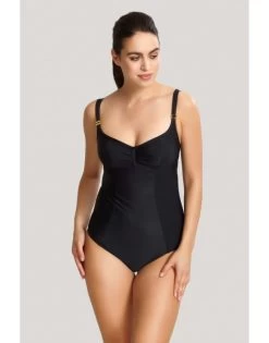 Panache Swim Anya Riva Badpak Kleine En Grote Maten 65-90 Cup D Tot K - Zwart - SW1300