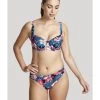 Panache Swim Anya Riva Print Bikini Slip Kleine - Grote Maten 34-46 - Blue Floral - SW1409