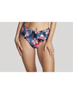 Panache Swim Anya Riva Print Midi Bikini Slip Kleine - Grote Maten 34-46 - Blue Floral - SW1407 -Lingerie Kortingswinkel panache swim anya riva print midi bikini slip kleine grote maten 34 46 blue floral sw1407 2