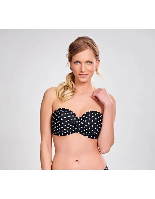 Panache Swim Anya Spot Strapless / Multiway Bikini Beha Grote Cupmaten D - I / T. 65-90 - Black&White - SW1013 3 Panache Swim Anya Spot Strapless / Multiway Bikini Beha Grote Cupmaten D - I / T. 65-90 - Black&White - SW1013 - Image 3