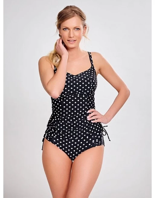 Panache Swim Anya Spot Tankini Grote Cupmaten D - M / T. 70-95 - Black&White - SW1011 6 Panache Swim Anya Spot Tankini Grote Cupmaten D - M / T. 70-95 - Black&White - SW1011 - Image 6