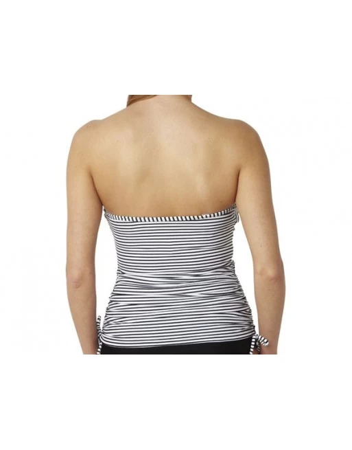 Panache Swim Anya Stripe Tankini Grote Cupmaten D - I / T. 65-90 - Black&White - SW0891 4 Panache Swim Anya Stripe Tankini Grote Cupmaten D - I / T. 65-90 - Black&White - SW0891 - Image 4