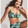 Panache Swim Bali Midi Bikini Slip Kleine - Grote Maten 34-46 - Palm Print - SW1646