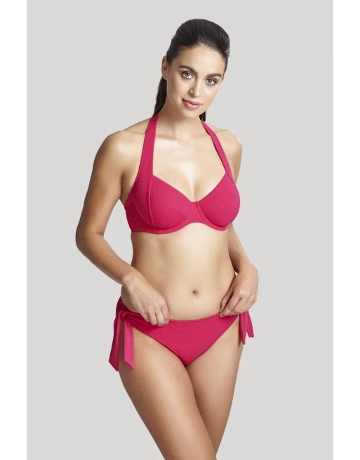 Panache Swim Echo Halter Bikini Beha Grote Cupmaten - Hot Pink - SW1325 4 Panache Swim Echo Halter Bikini Beha Grote Cupmaten - Hot Pink - SW1325 - Image 4