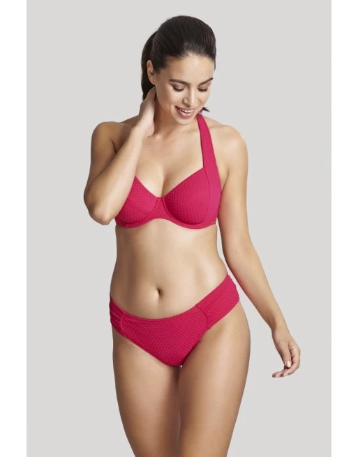 Panache Swim Echo Halter Bikini Beha Grote Cupmaten - Hot Pink - SW1325 6 Panache Swim Echo Halter Bikini Beha Grote Cupmaten - Hot Pink - SW1325 - Image 6