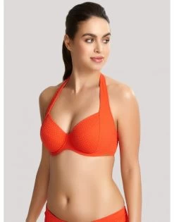 Panache Swim Echo Halter Bikini Beha Grote Cupmaten - Orange - SW1325