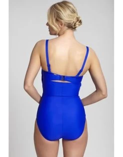 Panache Swim Florentine Strapless Bandeau / Multifunctioneel Badpak Grote Cupmaten - Cobalt Floral - SW1058 -Lingerie Kortingswinkel panache swim florentine strapless bandeau multifunctioneel badpak grote cupmaten cobalt floral sw1058 5