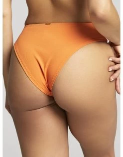 Panache Swim Golden Hour Hoog Uitgesneden Rio Lintjes Bikini Slip Kleine - Grote Maten - 34-46 Orange Zest - SW1629 -Lingerie Kortingswinkel panache swim golden hour hoog uitgesneden rio lintjes bikini slip kleine grote maten 34 46 orange zest sw1629 4