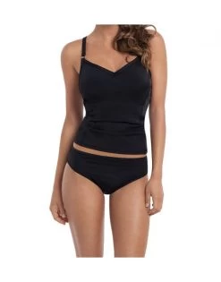 Panache Swim Isobel Tankini Grote Cupmaten Zwart - SW0761 -Lingerie Kortingswinkel panache swim isobel tankini grote cupmaten zwart sw0761 2
