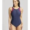 Panache Swim Limitless Balconnet Badpak Kleine En Grote Maten 65-85 Cup D Tot K - Navy/Orchid - SW1600