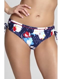 Panache Swim Milano Bikini Slip/Shorty Kleine - Grote Maten 34-46 - Zig Zag Floral - SW1159 -Lingerie Kortingswinkel panache swim milano bikini slipshorty kleine grote maten 34 46 zig zag floral sw1159 2