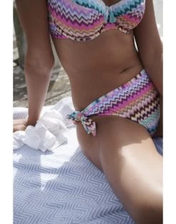 Panache Swim Milano Lintjes Rio Bikini Slip Kleine - Grote Maten 38-46 - Ikat Print - SW1157 -Lingerie Kortingswinkel panache swim milano lintjes rio bikini slip kleine grote maten 38 46 ikat print sw1157 6