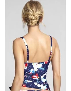 Panache Swim Milano Tankini Grote Cupmaten - Zig Zag Floral - SW1151 -Lingerie Kortingswinkel panache swim milano tankini grote cupmaten zig zag floral sw1151 3
