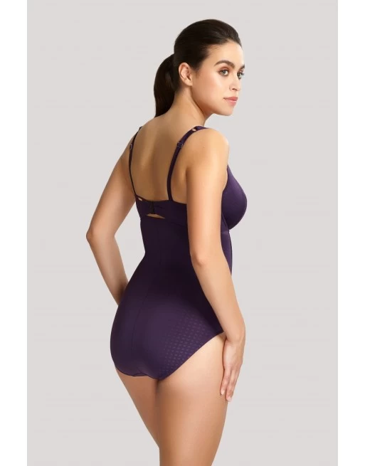 Panache Swim Riviero Badpak Grote Cupmaten - Aubergine - SW1330 4 Panache Swim Riviero Badpak Grote Cupmaten - Aubergine - SW1330 - Image 4