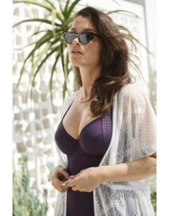 Panache Swim Riviero Badpak Grote Cupmaten - Aubergine - SW1330 12 Panache Swim Riviero Badpak Grote Cupmaten - Aubergine - SW1330 -Lingerie Kortingswinkel panache swim riviero badpak grote cupmaten aubergine sw1330 4