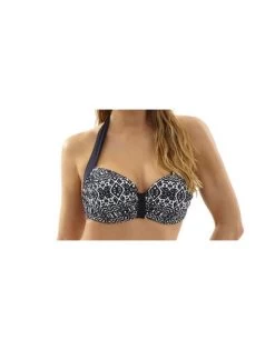 Panache Swim Sia Halter Bikini Beha Grote Cupmaten Navy/White - SW1034 -Lingerie Kortingswinkel panache swim sia halter bikini beha grote cupmaten navywhite sw1034 4
