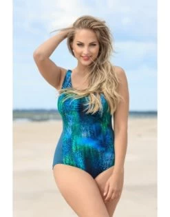 Plaisir African Delta Badpak + Beugel Grote Maten - Green - T0042 -Lingerie Kortingswinkel plaisir african delta badpak beugel grote maten green t0042 2