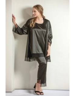 Plaisir Lounge Broek Grote Maten - Zwart - 2040 -Lingerie Kortingswinkel plaisir lounge broek grote maten zwart 2040 2