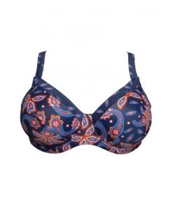 Plaisir Paisley Bikini Beha Grote Maten 90-105 Cup C-H - Blue Orange - T0025-19 -Lingerie Kortingswinkel plaisir paisley bikini beha grote maten 90 105 cup c h blue orange t0025 19 5