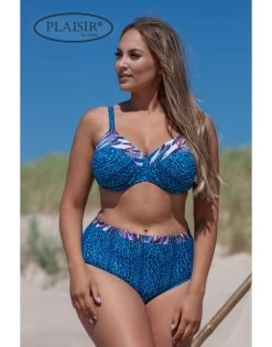 Plaisir Remix Bikini Beha Kleine - Grote Maten 90-100 Cup C - G -Blue - T0050 -Lingerie Kortingswinkel plaisir remix bikini beha kleine grote maten 90 100 cup c g blue t0050 3