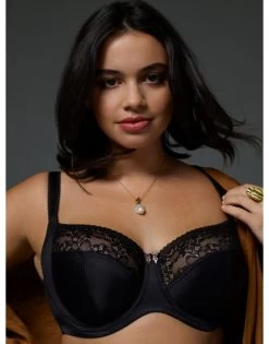 Sculptresse Chi Chi Balconnet BH Grote Cupmaten D - HH / T. 75-105 - Zwart - 7695 -Lingerie Kortingswinkel sculptresse chi chi balconnet bh grote cupmaten d hh t 75 105 zwart 7695 2