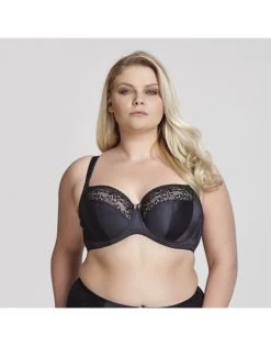 Sculptresse Chi Chi Balconnet BH Grote Cupmaten D - HH / T. 75-105 - Zwart - 7695 -Lingerie Kortingswinkel sculptresse chi chi balconnet bh grote cupmaten d hh t 75 105 zwart 7695 3